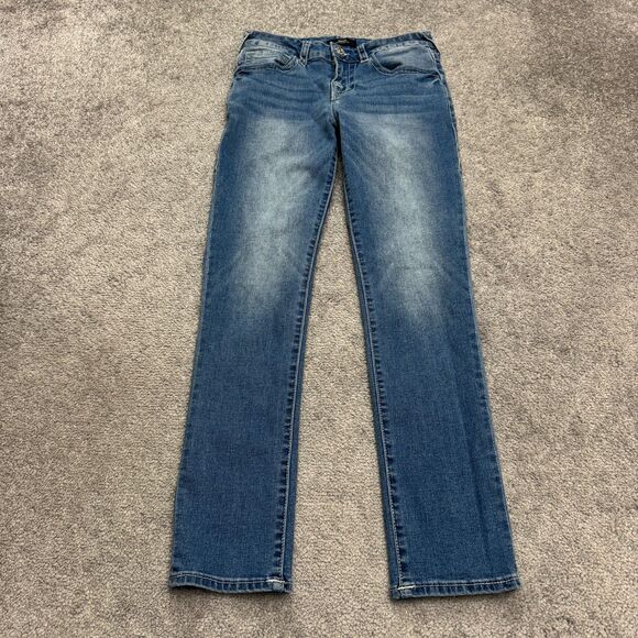 True Religion Rocco Relaxed Skinny Jeans Boys 12 Blue Medium Wash Stretch Casual - Picture 1 of 16